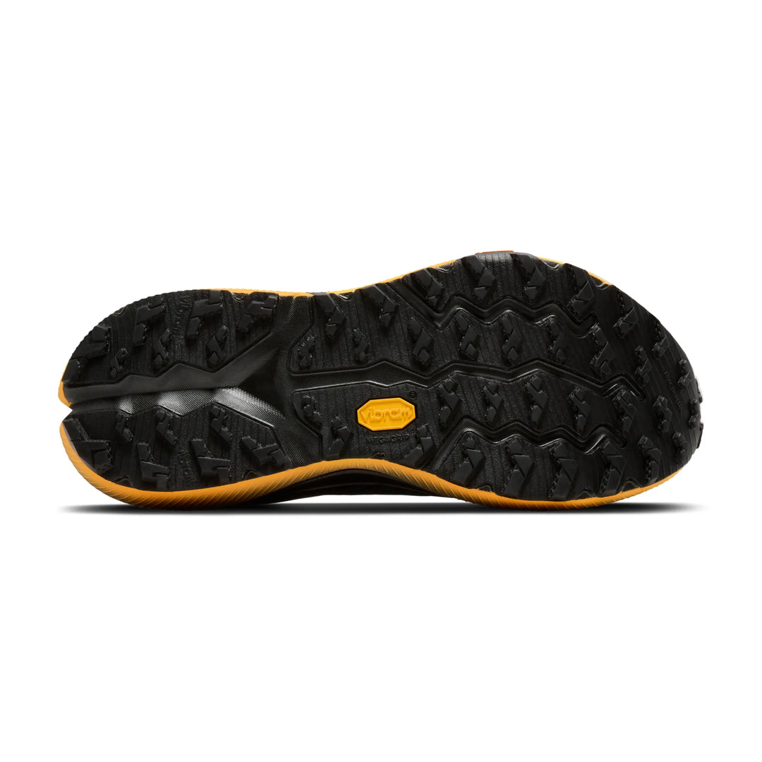 brooks cascadia 20 men's | black tigerlily orange
