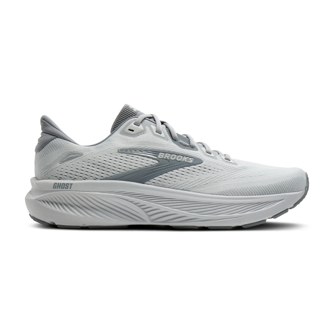 brooks ghost 18 men's | primer grey oyster mushroom