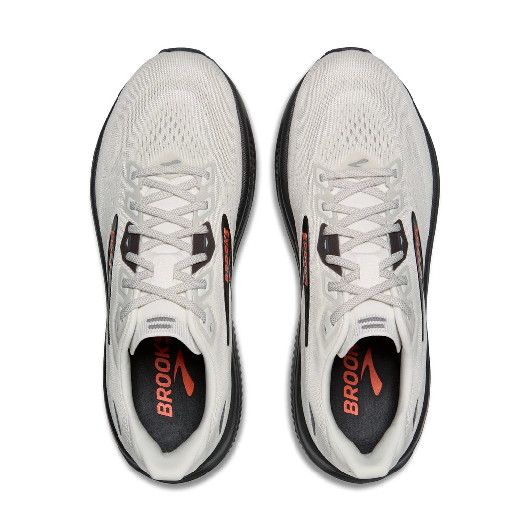 brooks ghost 18 wide men's | coconut pearl tigerlily