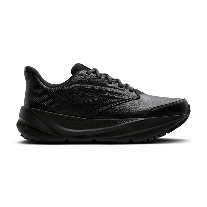 brooks ghost max slip resistant extra wide men's | black black