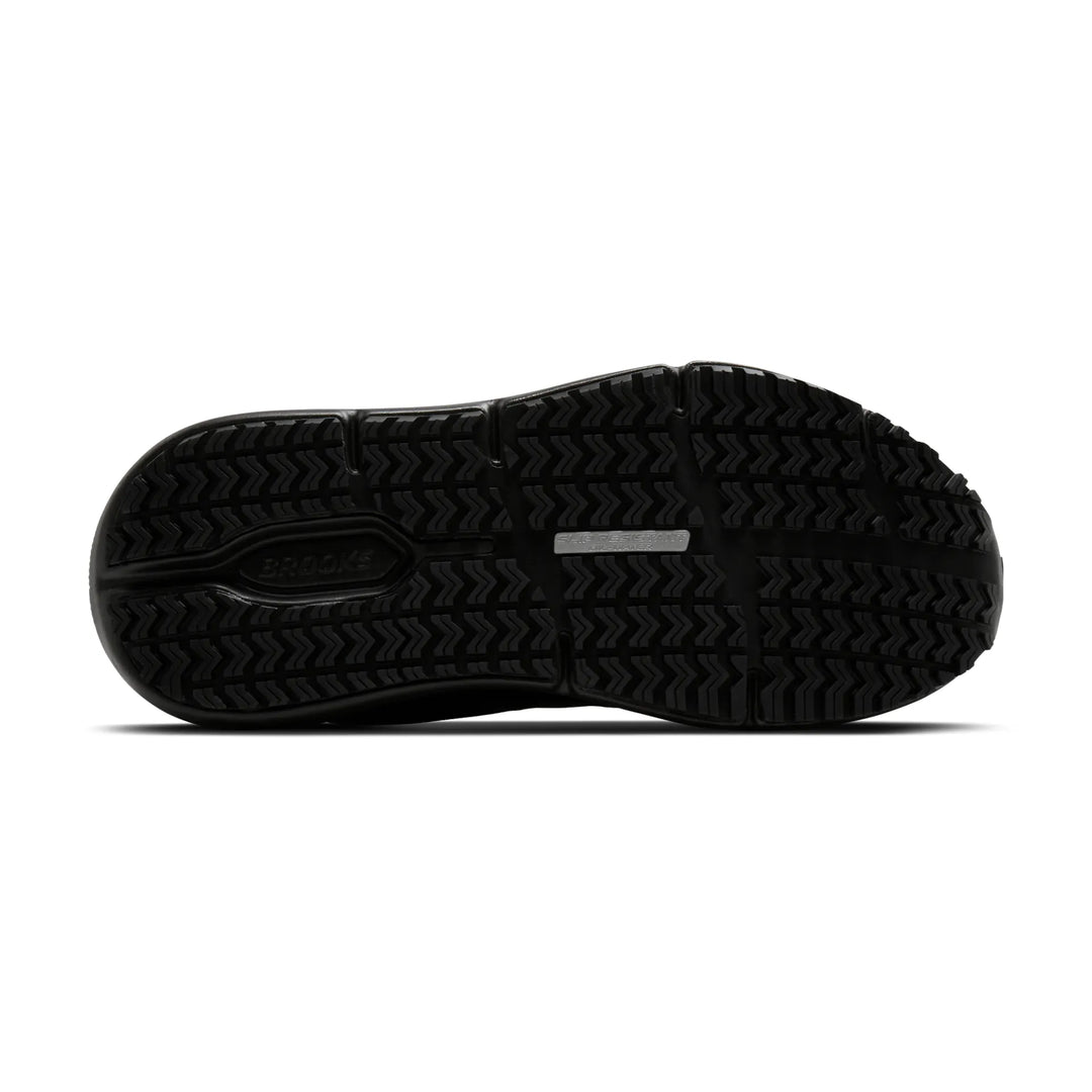 brooks ghost max slip resistant men's | black black