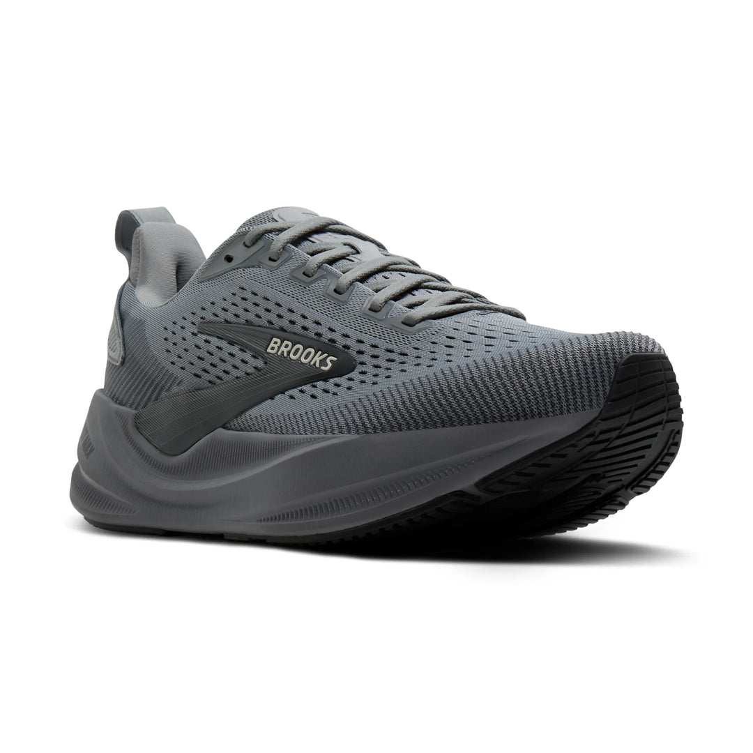 brooks ghost max 4 men's | grey grey ebony