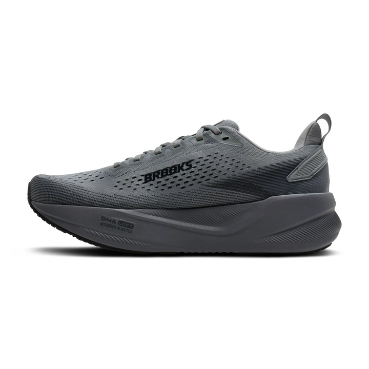 brooks ghost max 4 men's | grey grey ebony