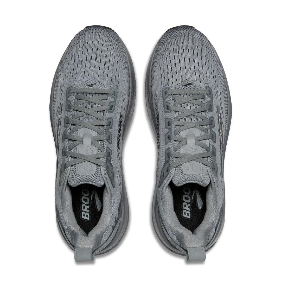 brooks ghost max 4 men's | grey grey ebony