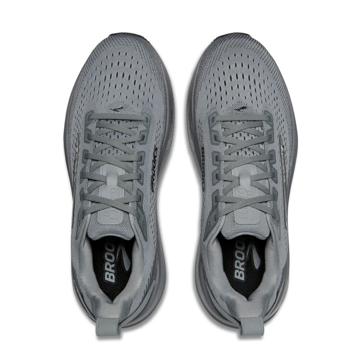 brooks ghost max 4 men's | grey grey ebony