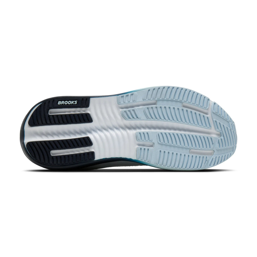 brooks ghost max 4 men's | white navy blue