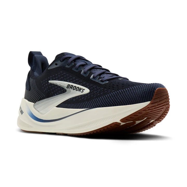 brooks ghost max 4 men's | navy navy biscuit