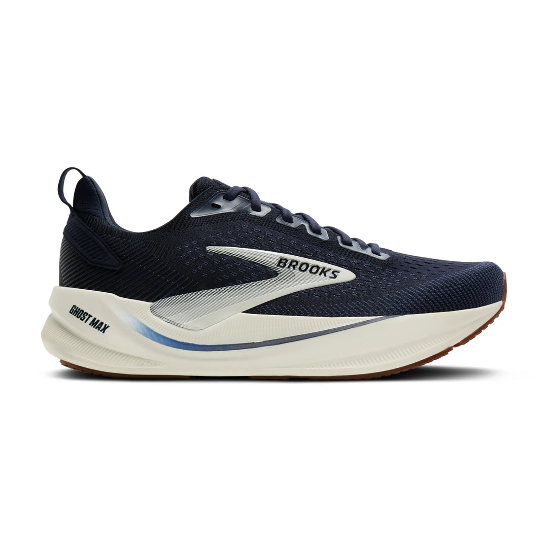 brooks ghost max 4 men's | navy navy biscuit