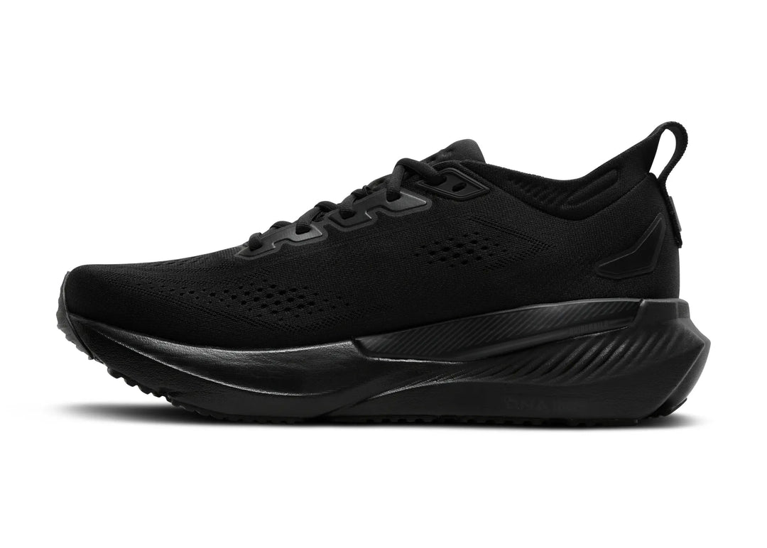 brooks glycerin gts 23 wide men's | black black ebony