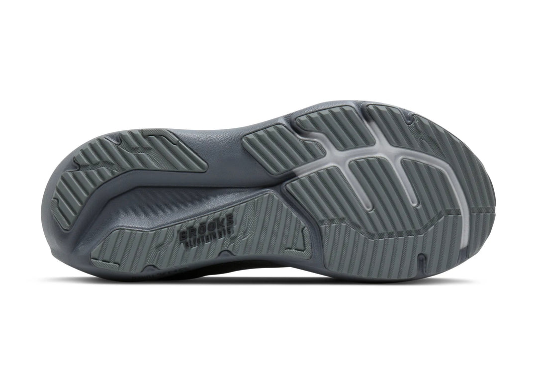 brooks glycerin gts 23 wide men's | grey|blackened pearl|black