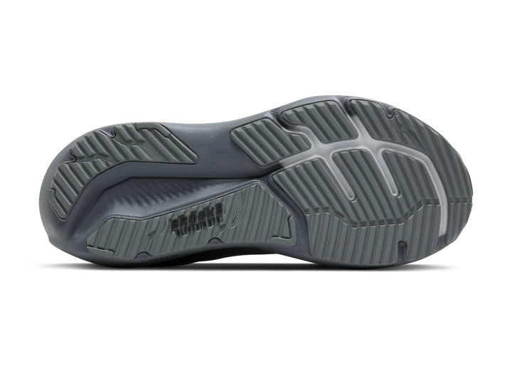 brooks glycerin gts 23 wide men's | grey|blackened pearl|black