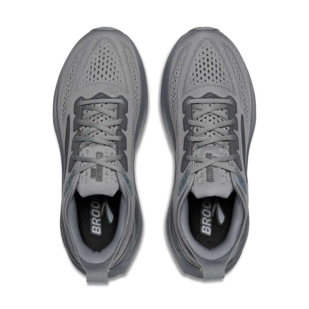 brooks glycerin gts 23 men's | grey blackened pearl black