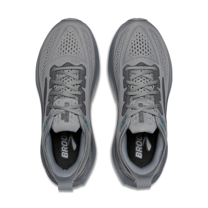 brooks glycerin gts 23 men's | grey blackened pearl black