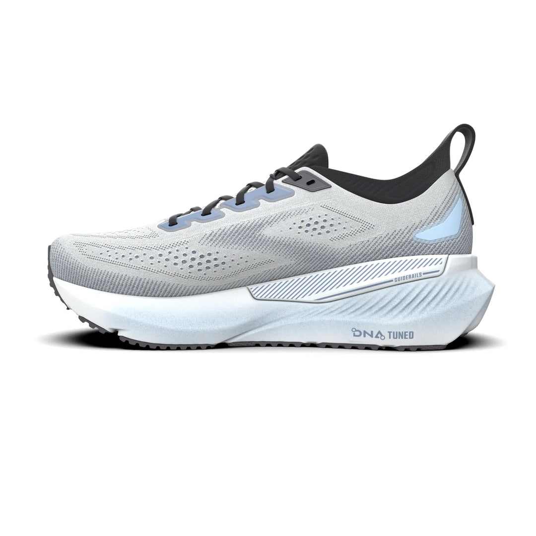 brooks glycerin gts 23 men's | white rain baltic sea
