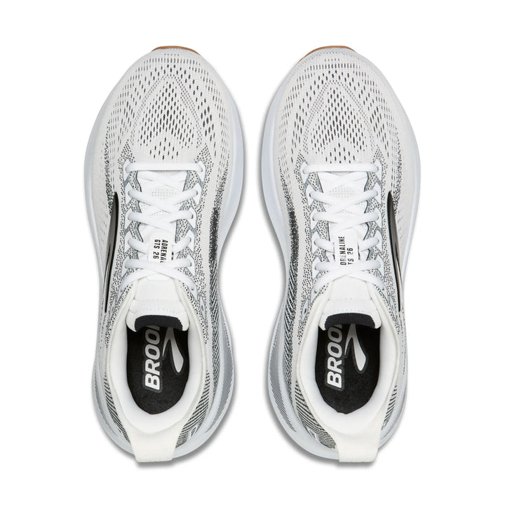 brooks adrenaline gts 26 men's | white black gum