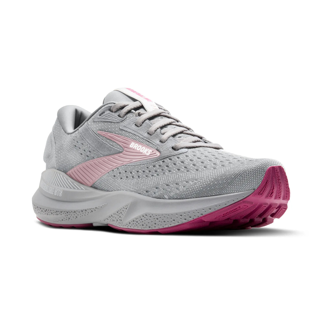brooks adrenaline gts 24 wide women's | alloy/white/zephyr