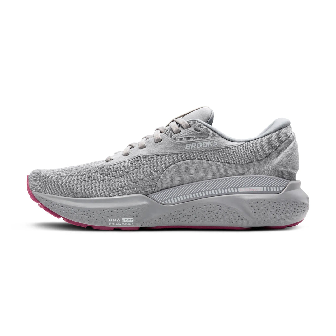 brooks adrenaline gts 24 wide women's | alloy/white/zephyr