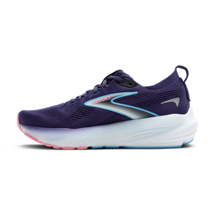 brooks glycerin 22 women's | blue ribbon/peacoat/dianthus