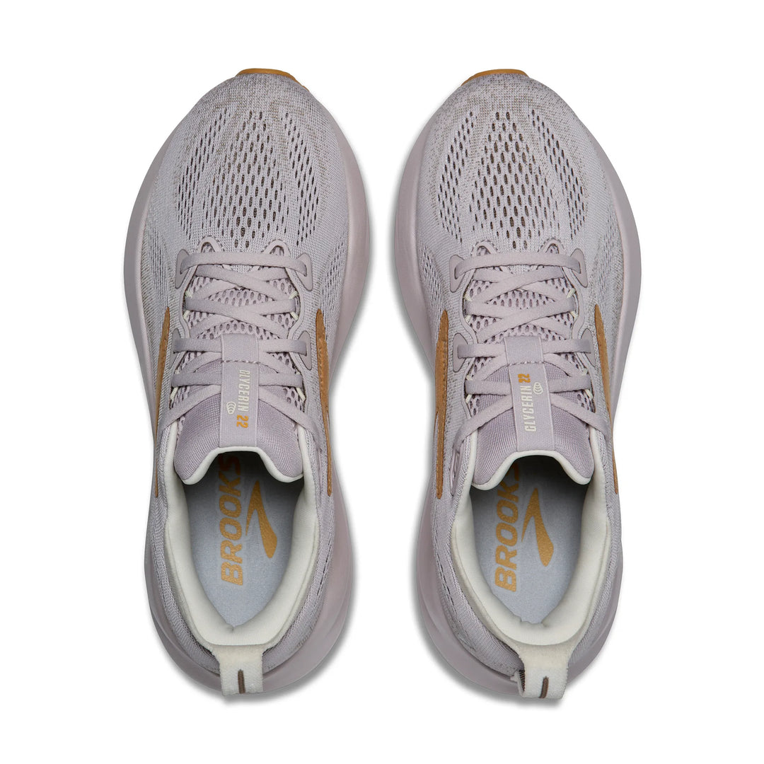 brooks glycerin 22 women's | lilac/taffy/coconut
