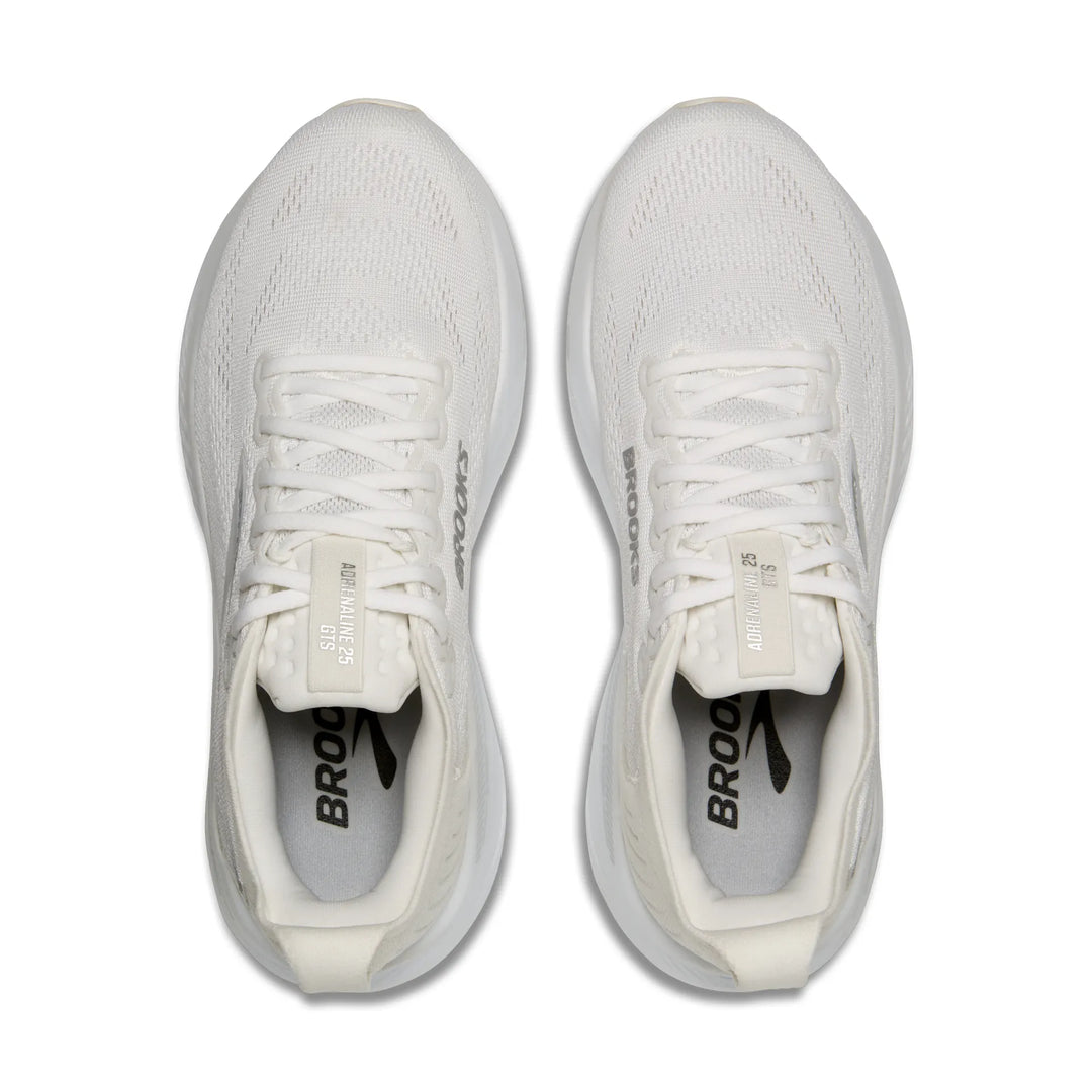 brooks adrenaline gts 25 women's | white white silver