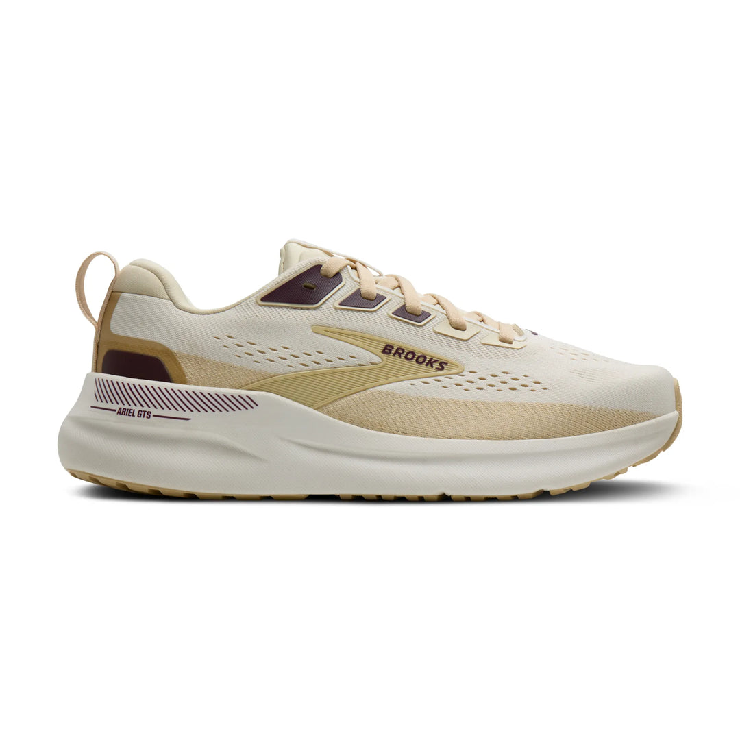 brooks ariel gts 26 women's | coconut sand potent purple