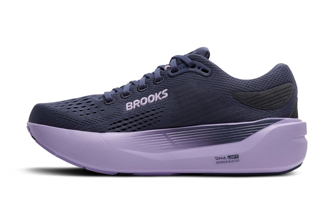 brooks ghost max 3 women's | nighshadow/ebony/purple
