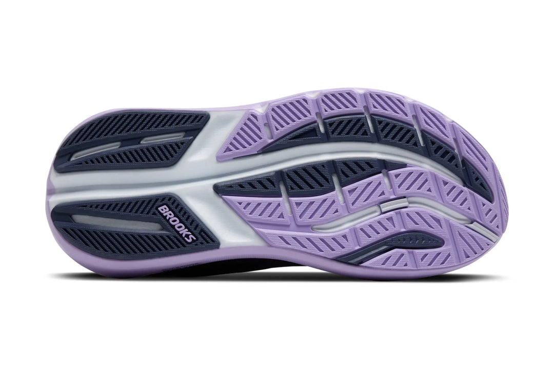 brooks ghost max 3 women's | nighshadow/ebony/purple
