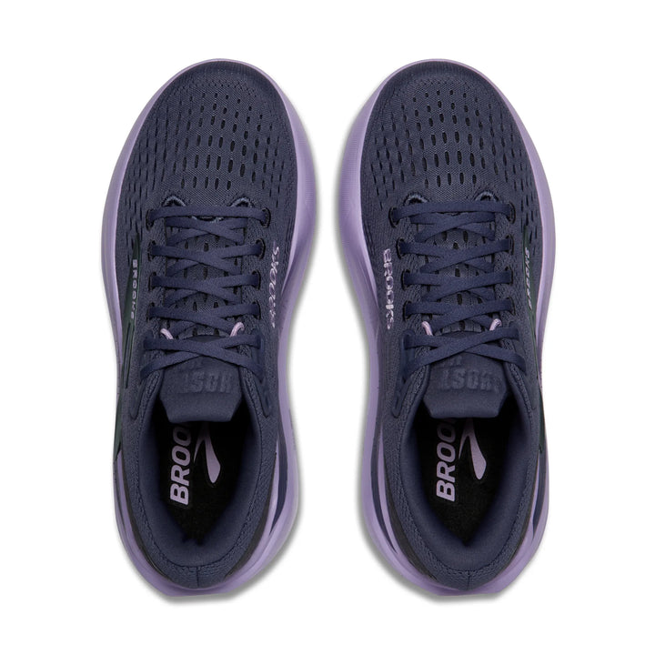 brooks ghost max 3 women's | nighshadow/ebony/purple