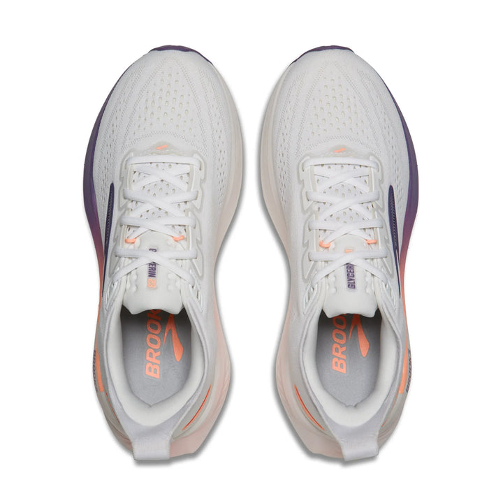 brooks glycerin 23 women's | white mulled grape clear