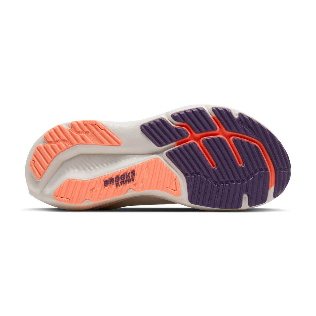 brooks glycerin 23 women's | white mulled grape clear