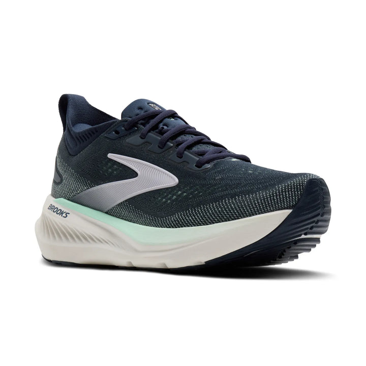brooks glycerin 23 extra wide women's | spellbound yucca pink