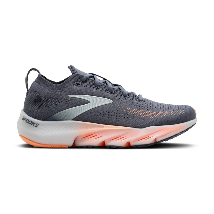 brooks glycerin flex women's | grey peach orange
