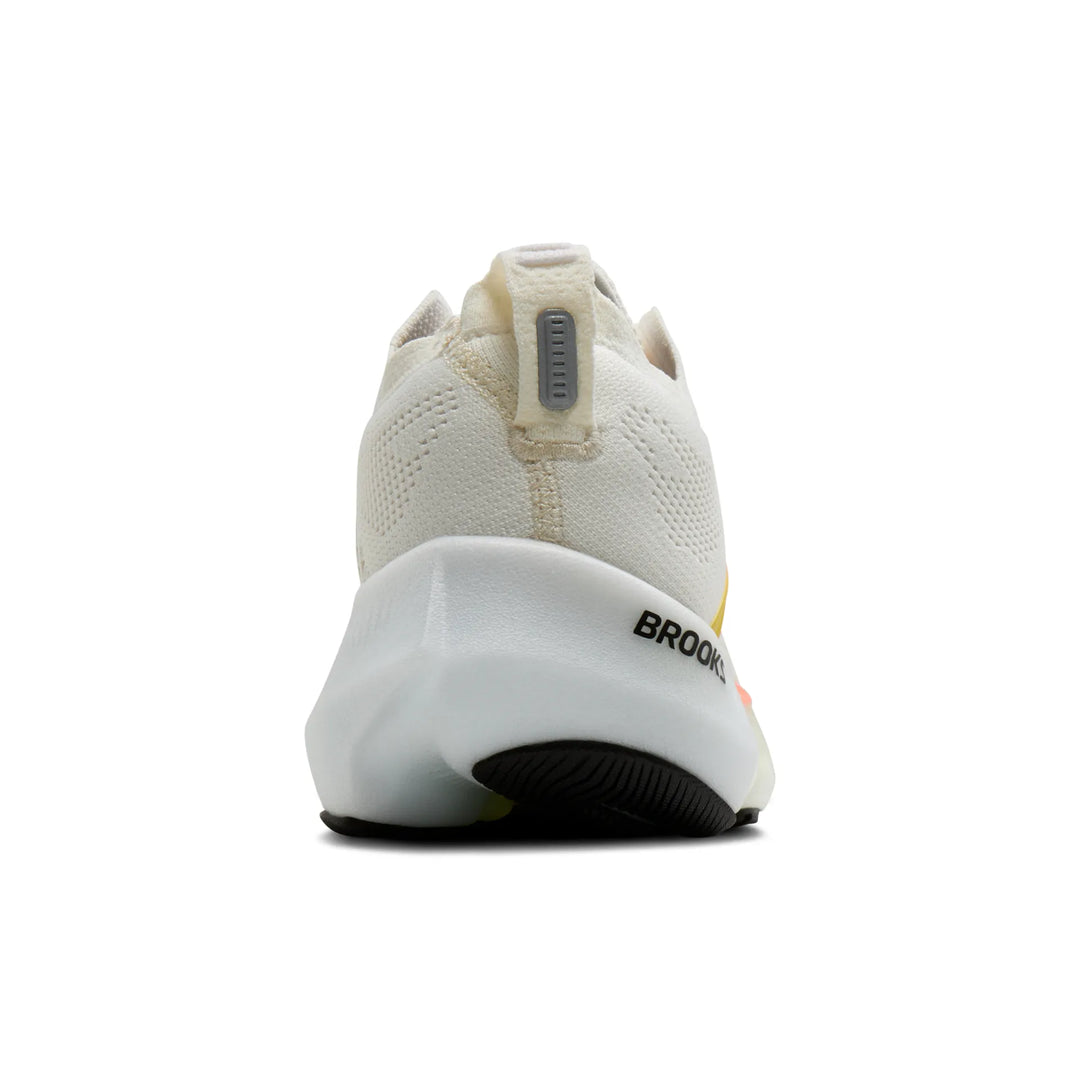brooks glycerin flex women's | white peach nightlife
