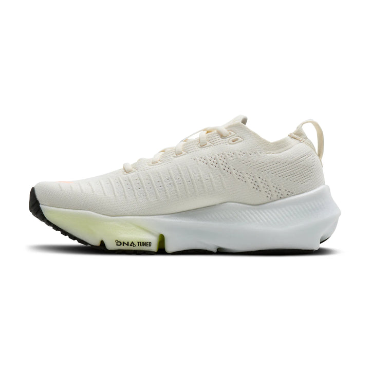 brooks glycerin flex women's | white peach nightlife