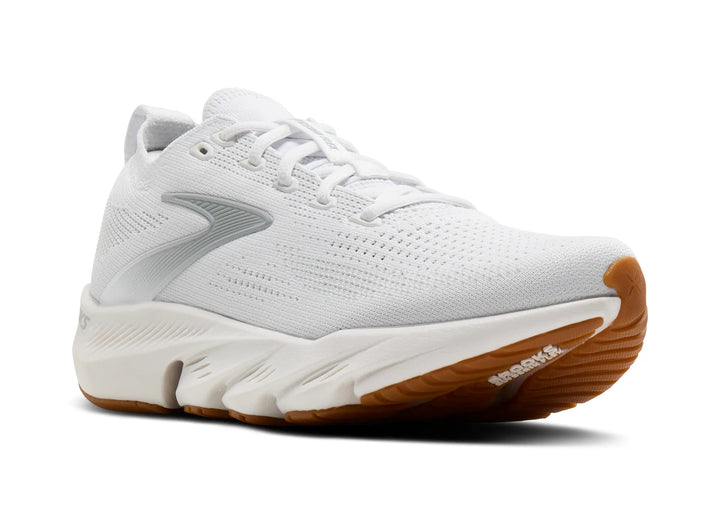 brooks glycerin flex women's | white black gum