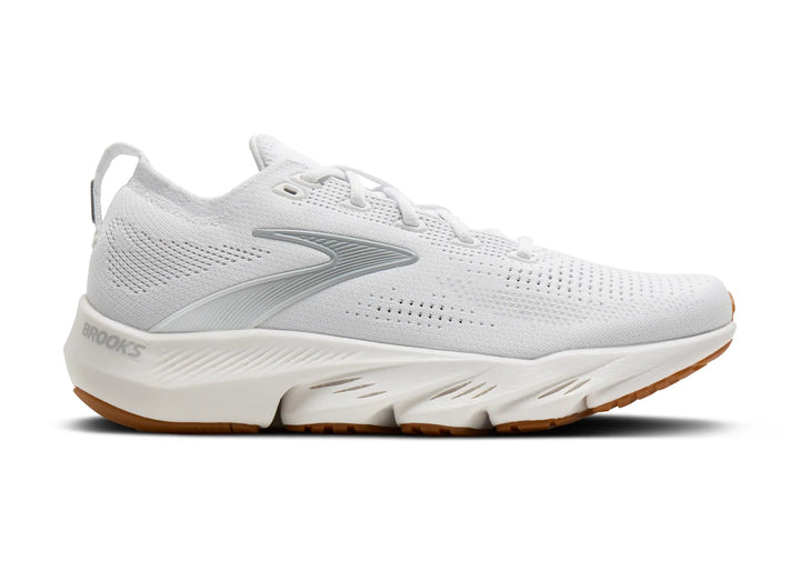 brooks glycerin flex women's | white black gum