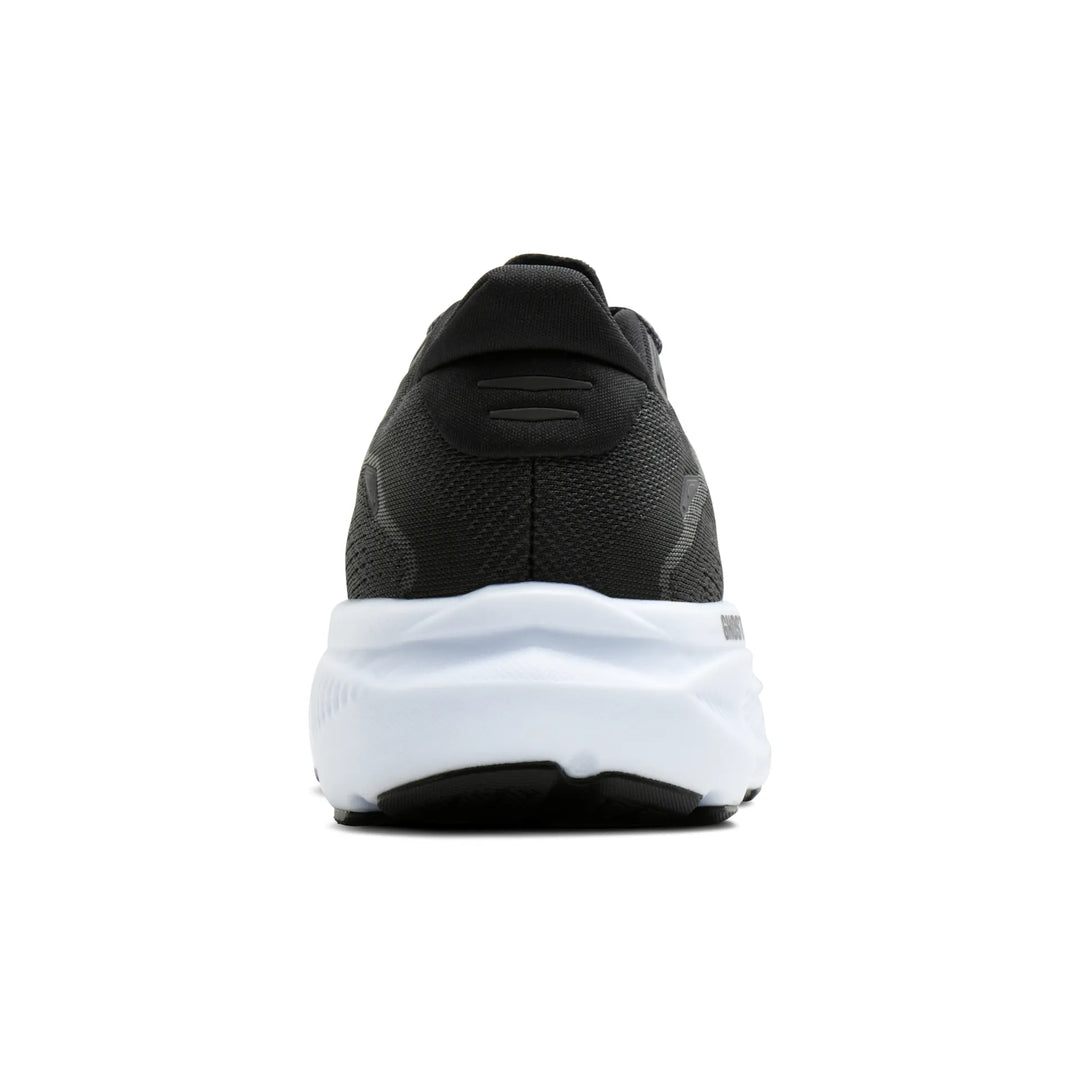 brooks ghost 18 wide women's | black grey white