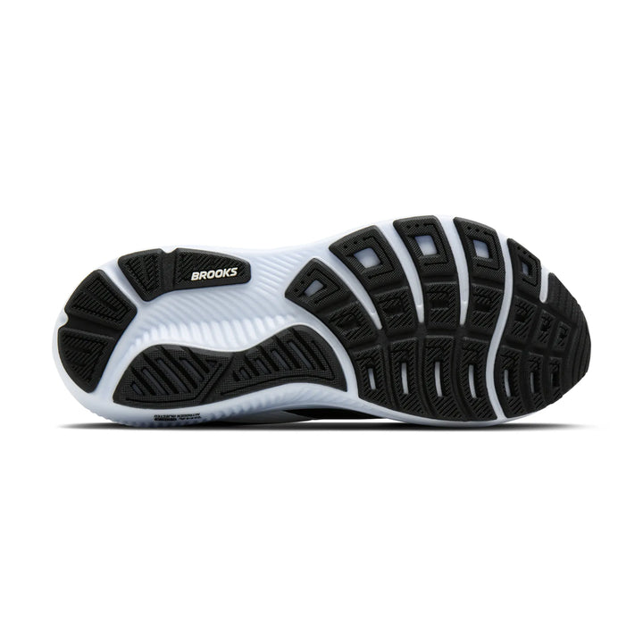 brooks ghost 18 wide women's | black grey white