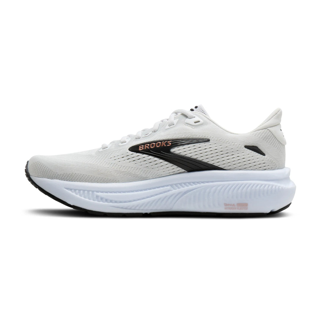 brooks ghost 18 women's | white black rose gold