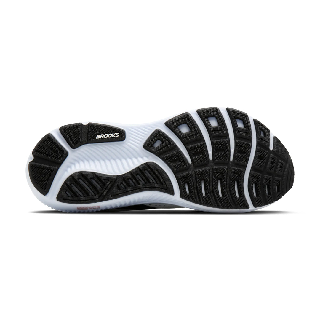 brooks ghost 18 extra wide women's | white black rose gold