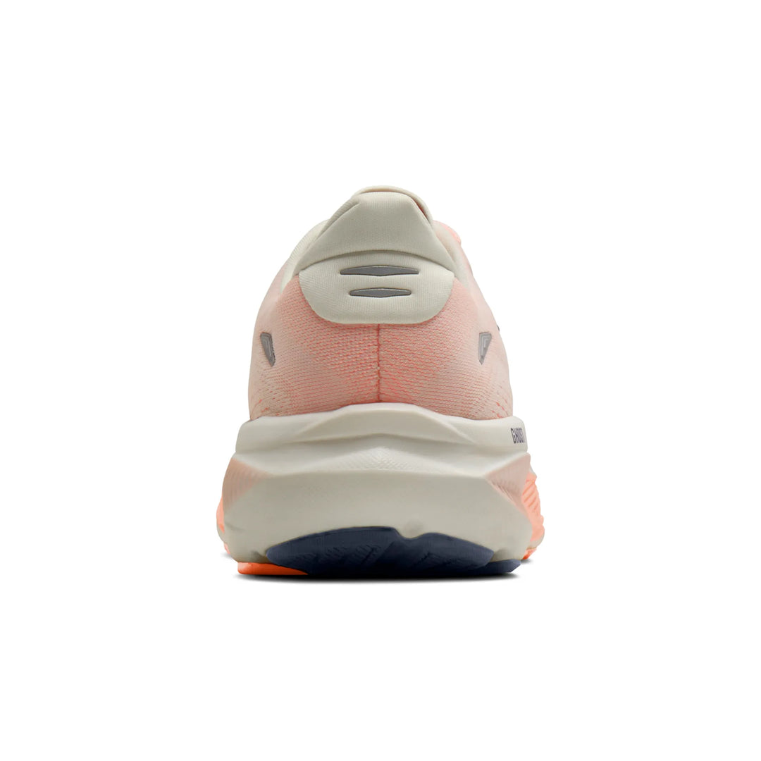brooks ghost 18 women's | star white cyber peach grey