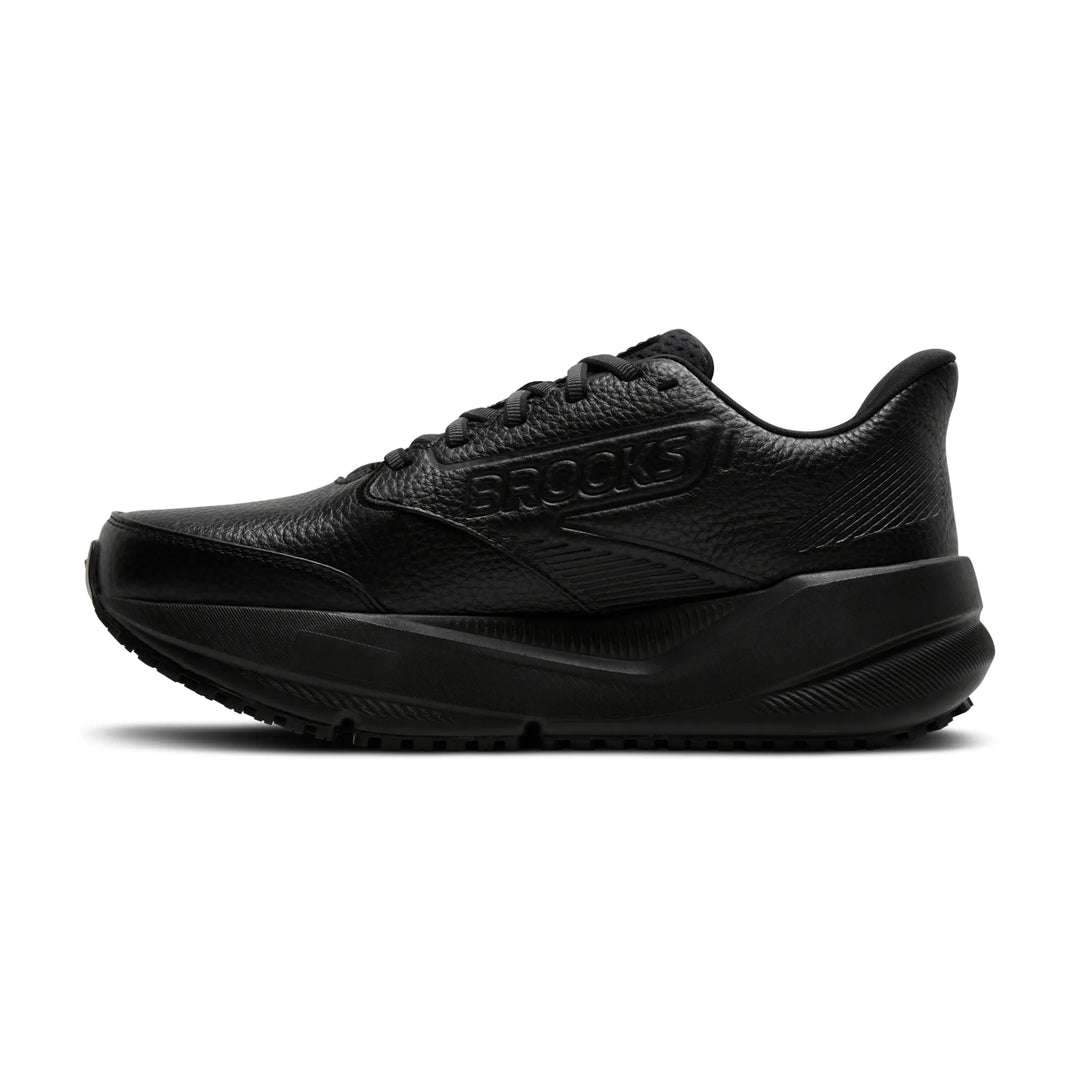 brooks ghost max slip resistant women's | black black