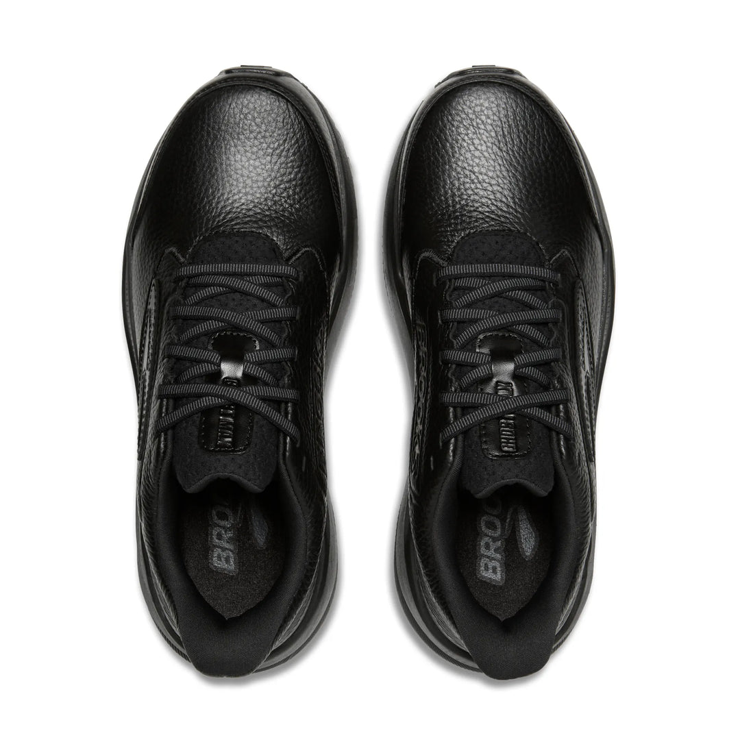 brooks ghost max slip resistant women's | black black