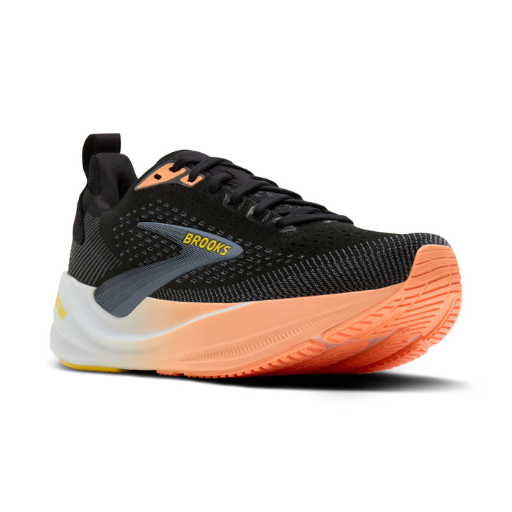 brooks ghost max 4 women's | black folkstone cyber peach