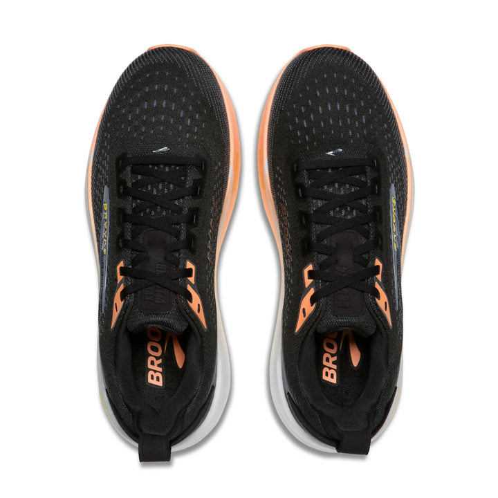 brooks ghost max 4 women's | black folkstone cyber peach