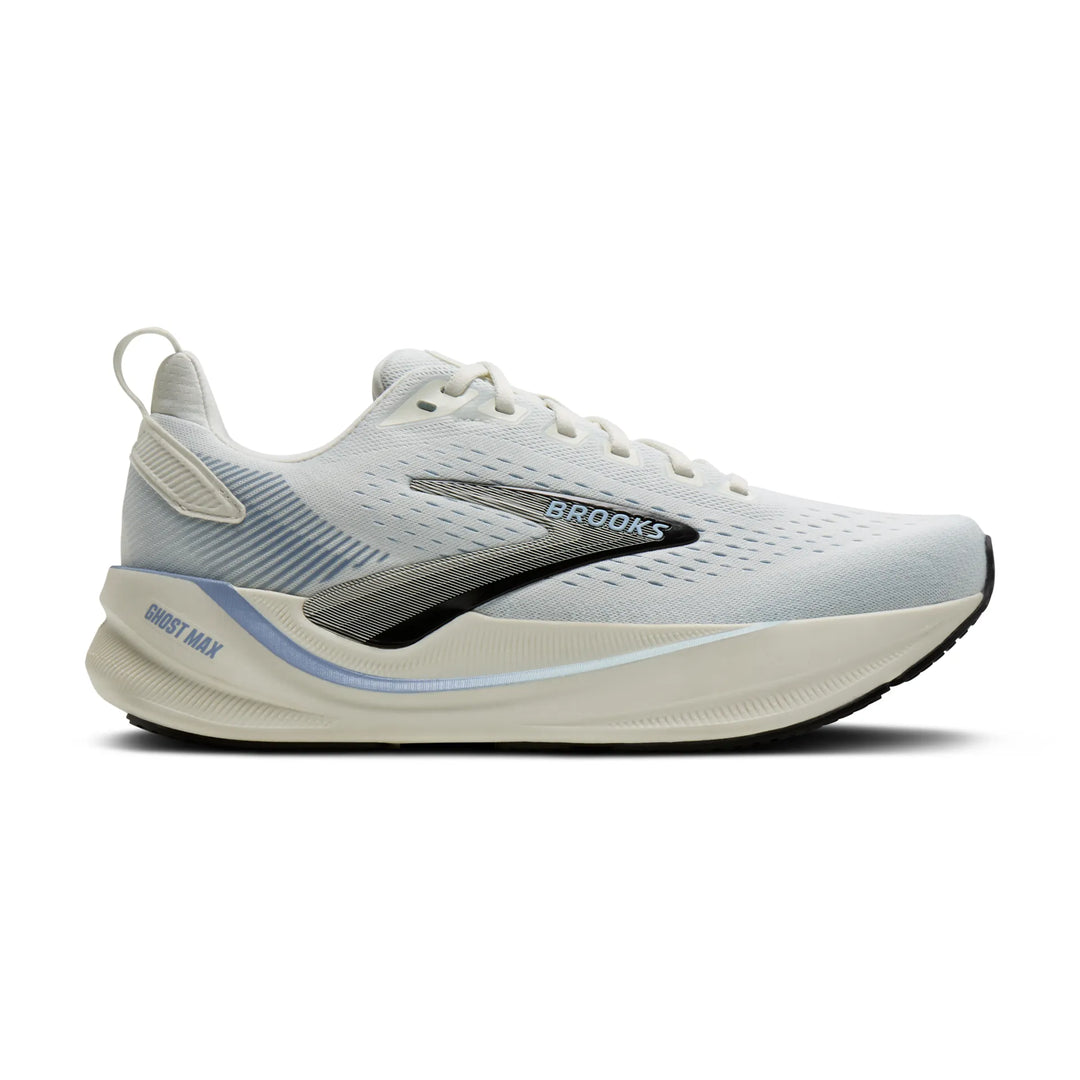 brooks ghost max 4 women's | grey nantucket rain washed