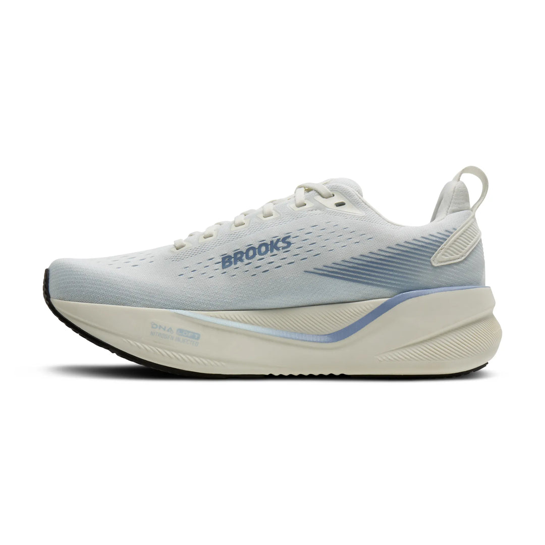 brooks ghost max 4 women's | grey nantucket rain washed