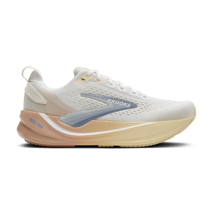 brooks ghost max 4 wide women's | white rose rutabaga