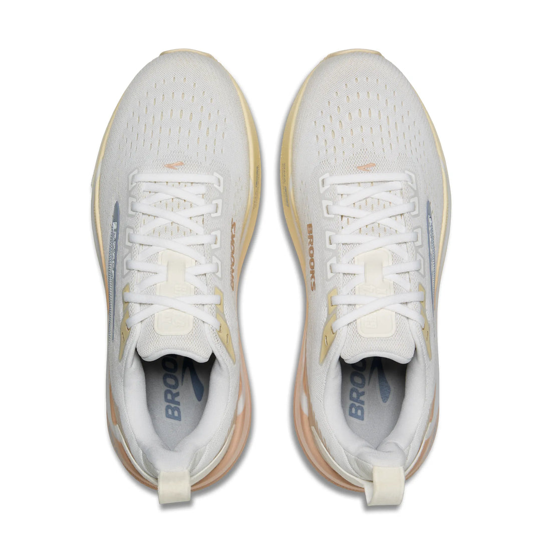 brooks ghost max 4 wide women's | white rose rutabaga