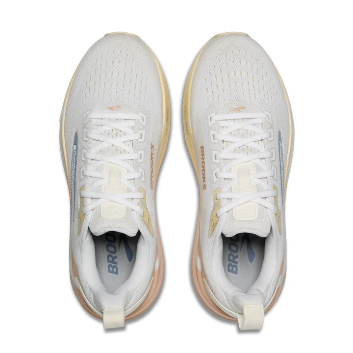 brooks ghost max 4 wide women's | white rose rutabaga